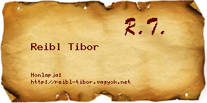 Reibl Tibor névjegykártya